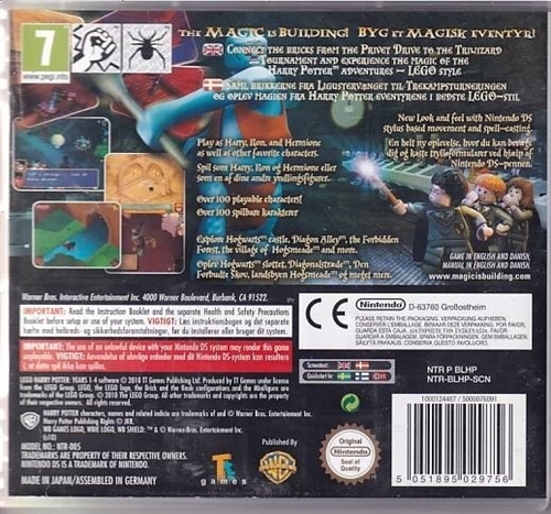 LEGO Harry Potter - Years 1 - 4 - Nintendo DS (A Grade) (Genbrug)